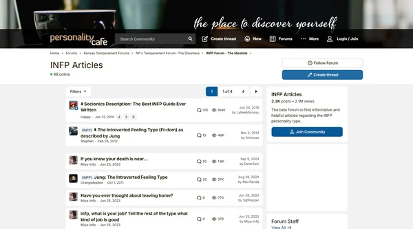 Personality Cafe Enneagram Forum