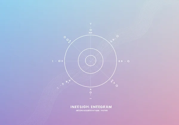 Enneagram symbol illustrating personal growth and transformation